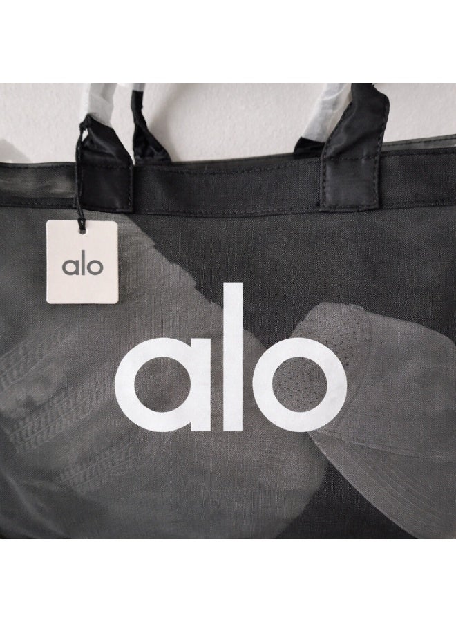 ألو حقيبة جيم شبكية كبيرة من شو داي للنساء – حقيبة رياضية خفيفة الوزن بيد حمل على الكتف، مثالية للتمارين واللياقة البدنية - Image 3